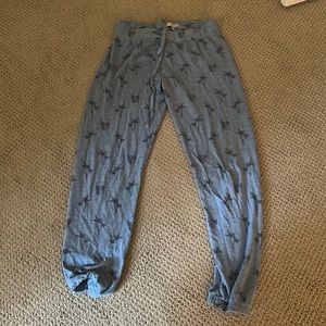 PJ salvage skull and palm tree sweats